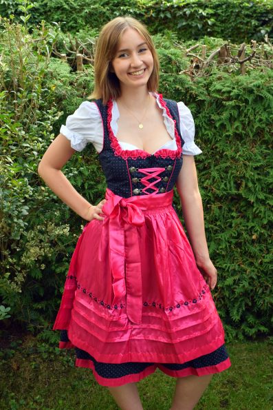 Lidl Dirndl pink Dress Check